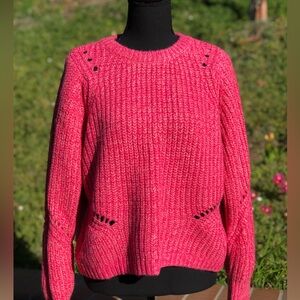 NWOT LOFT Knit Sweater in Pink
